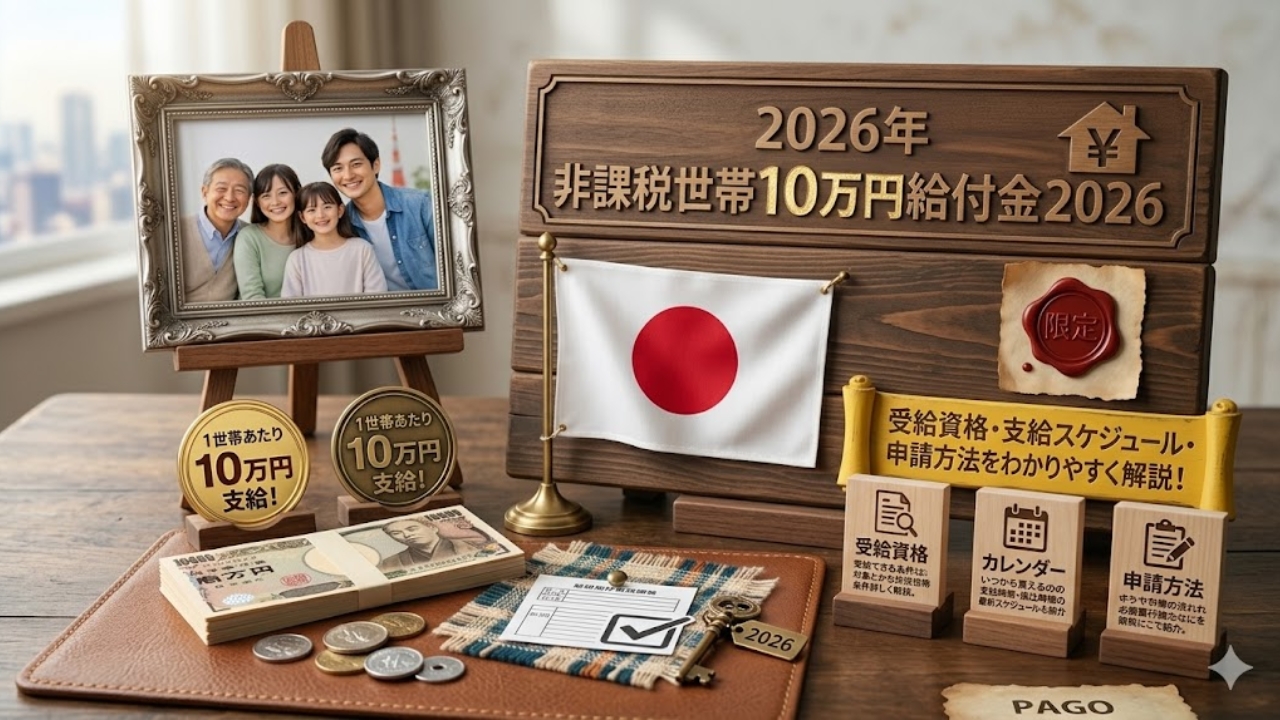 2026年給付金まとめ｜非課税世帯10万円は誰が対象？申請期限に注意